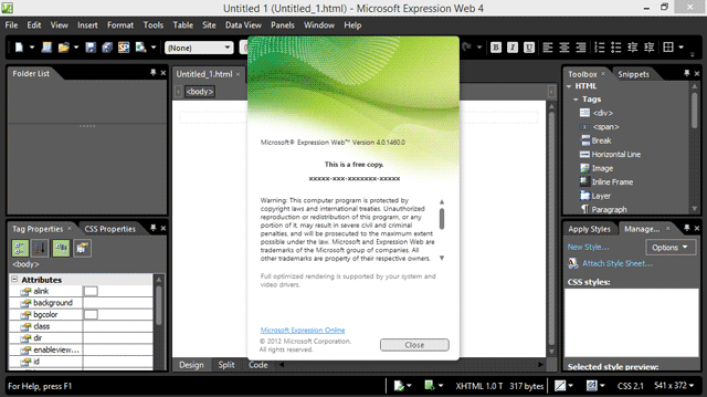 Microsoft expression web download for mac